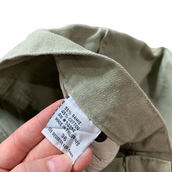 Bugle Boy Khaki Vintage Mens Shorts Size 36 - Picture 5 of 5